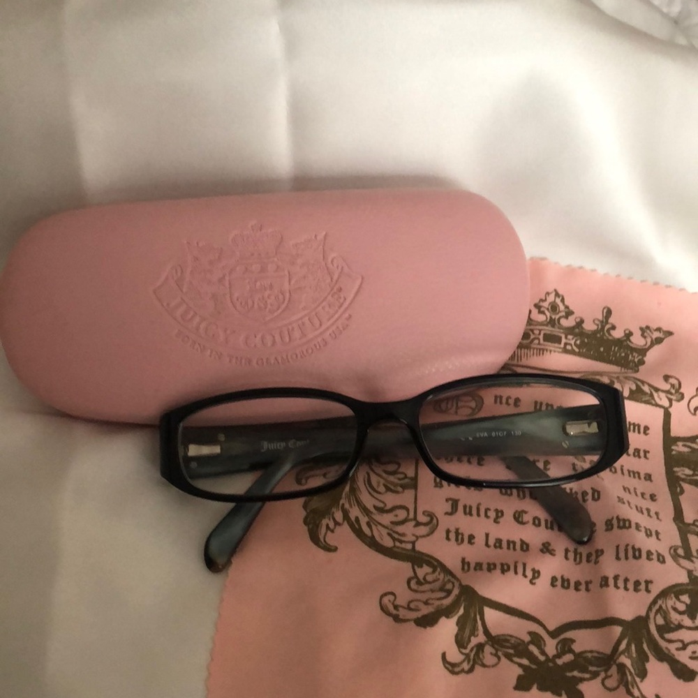 Juicy Couture glasses and case (never worn)
